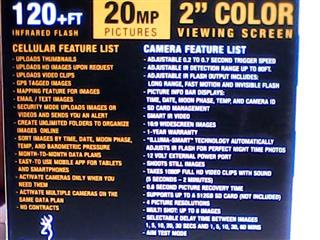 BROWNING DEFENDER WIRELESS TRAIL CAMERA 20MP 4G LTE AT&T